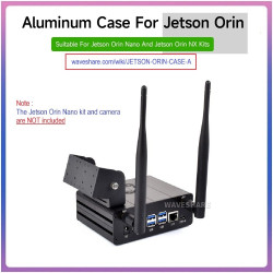 METAL Case Suitable for Jetson Orin Nano Developer Kit and Jetson Orin NX Kit with Camera Holder